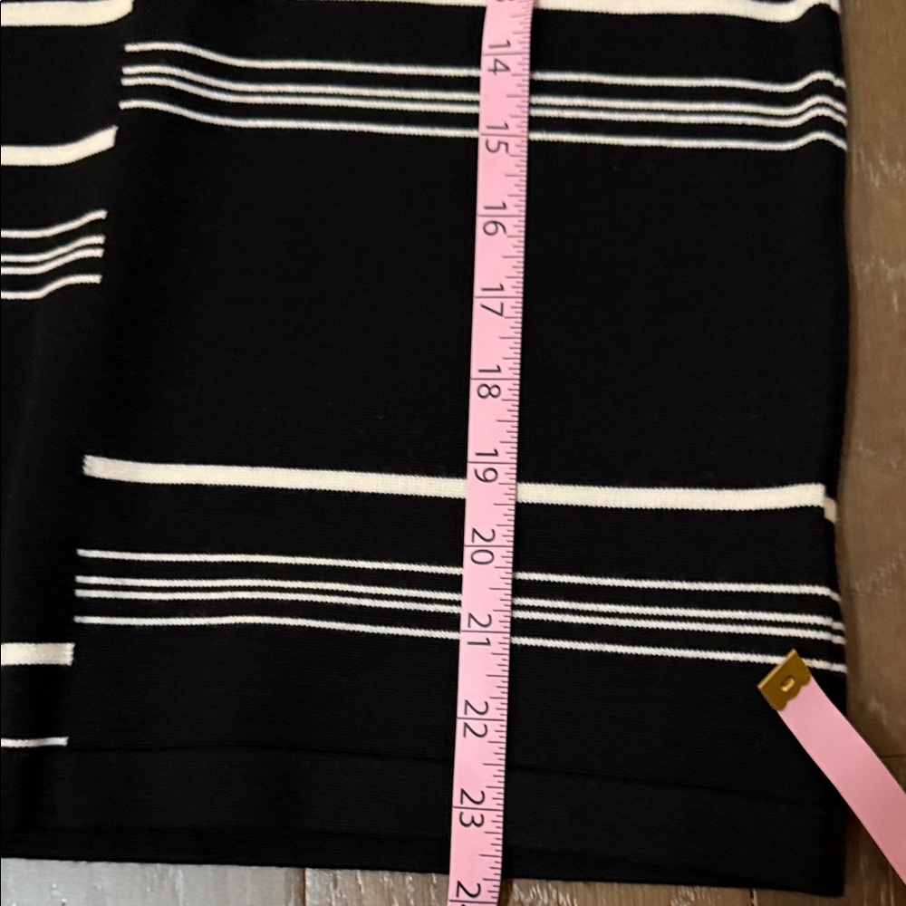 Steve Madden Black and White Striped Sweater - Picture 8 of 8